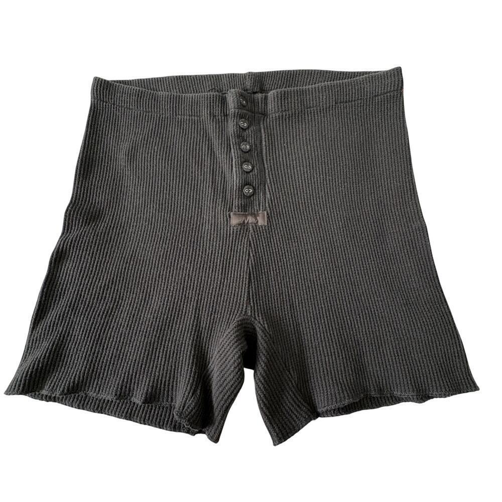 SKIMS Waffle Shorts Sz XL cozycore cabincore athleisjre